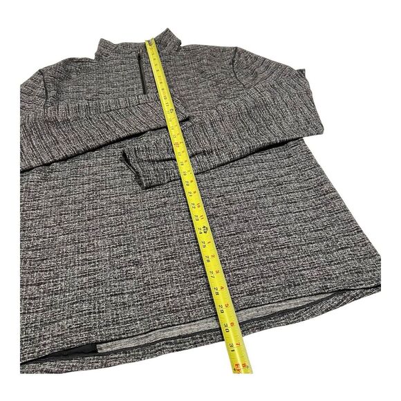 Lululemon Surge 1/4 Zip Men's XL Black Gray Pullover LM3BJ8S Running Hiking - Picture 5 of 12